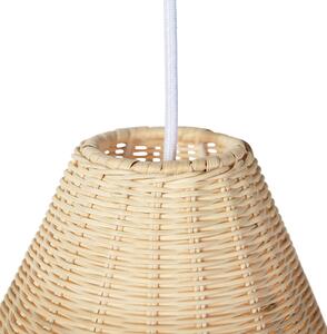Wiejska lampa wisząca bambusowo-biała - Bambus Oswietlenie wewnetrzne