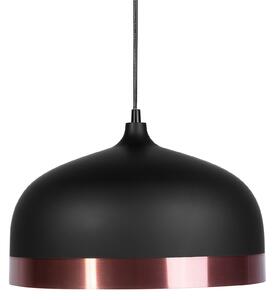 Sufitowa lampa wisząca nowoczesna elegancka metalowa czarno-złota Parina Beliani