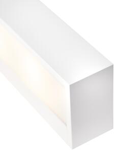 Designerski Kinkiet / Lampa scienna podłużny biały 35cm - Houx Oswietlenie wewnetrzne