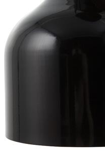Nowoczesna lampa wisząca sufitowa żyrandol metalowa 5 kloszy czarna Savio Beliani