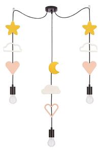 Candellux Lampa dziecięca TRIO 3xE27/20W/230V żółta/biała/różowa CA1075