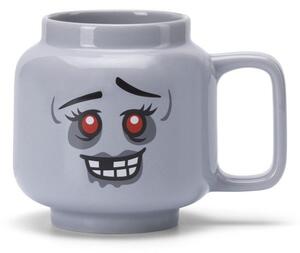 Szary ceramiczny kubek dla dzieci do latte 530 ml Zombie – LEGO®