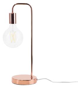 Industrialna lampa stołowa biurkowa 48 cm metalowa miedziana Savena Beliani