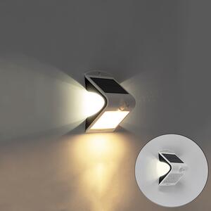 Zewnetrzna Kinkiet / Lampa scienna z czujnikiem ruchu i jasno-ciemnym światłem słonecznym - Daya Oswietlenie zewnetrzne
