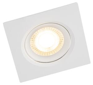 Zestaw 3 reflektorów wpuszczanych w kolorze białym z diodą LED z 3-stopniowym ściemnianiem - Miu Oswietlenie wewnetrzne
