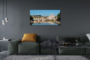 Obraz na płótnie Rzym Rzeka mosty