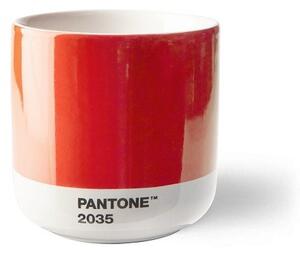 Czerwona porcelanowa filiżanka do cappuccino 175 ml Red 2035 – Pantone
