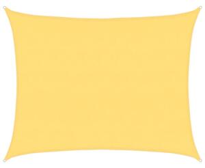 Żagiel przeciwsłoneczny, 160 g/m², beżowy, 6x7 m, hdpe