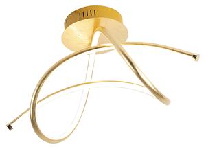 Designerski Plafon / Lampy sufitowe złoty zawiera LED - Viola Oswietlenie wewnetrzne