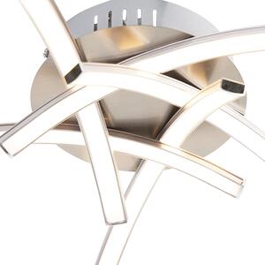 Designerski Plafon / Lampy sufitowe stal 5-źródeł światła zawiera LED - Faleri Oswietlenie wewnetrzne