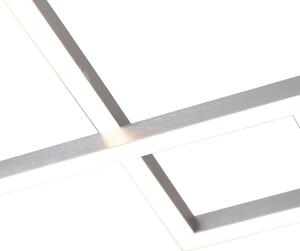 Designerska lampa sufitowa ze stali, w tym LED i ściemniacz - Plazas Mondrian Oswietlenie wewnetrzne