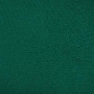 Szezlong pikowany tapicerowany welurowy prawostronny zielony Nimes Beliani