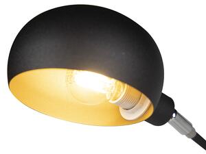 Designerska lampa podłogowa czarna 5-źródeł - Sixties Marmo Oswietlenie wewnetrzne