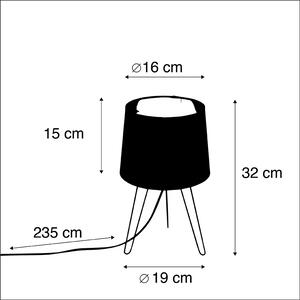 Nowoczesna lampa stołowa czarna - Lofty Oswietlenie wewnetrzne