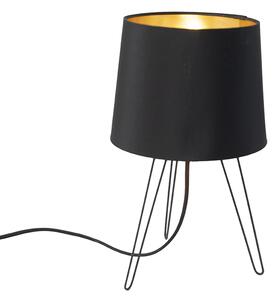Nowoczesna lampa stołowa czarna - Lofty Oswietlenie wewnetrzne