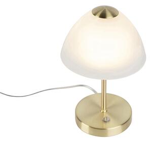 Designerska lampa stołowa złota LED ściemnialna - Joya Oswietlenie wewnetrzne