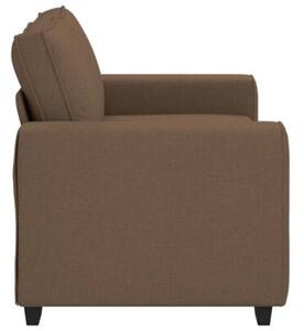 Sofa 2-osobowa brÄ zowa 160x77x82 cm tkanina