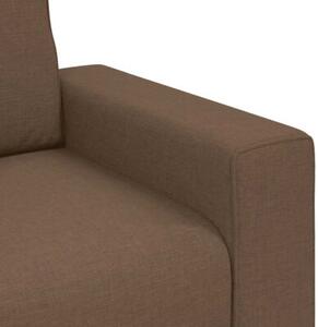 Sofa 2-osobowa brÄ zowa 160x77x82 cm tkanina