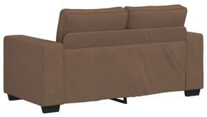 Sofa 2-osobowa brÄ zowa 160x77x82 cm tkanina