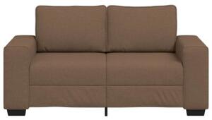 Sofa 2-osobowa brÄ zowa 160x77x82 cm tkanina