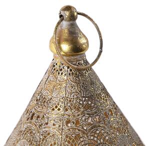 Orientalna lampa stołowa złota 26 cm - Mowgli Oswietlenie wewnetrzne