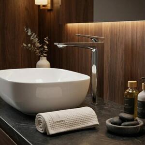 Bateria Umywalkowa REA Premium Prime Wysoka Chrom