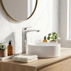 Bateria Umywalkowa REA Premium Prime Wysoka Chrom