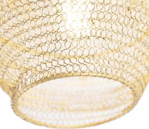 Orientalna lampa sufitowa złota - Nidum Bene Oswietlenie wewnetrzne