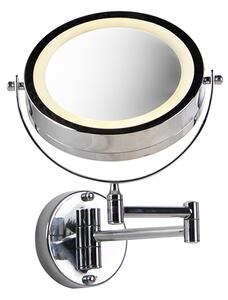Designerskie lustro łazienkowe chrom regulowane LED IP44 3000K-6500K - Vicino Oswietlenie wewnetrzne