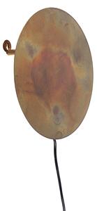 Orientalna okrągła lampa ścienna rdza brązowy - Pianeta Oswietlenie wewnetrzne