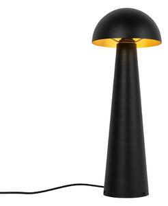 Zewnetrzna Zewnętrzna lampa podłogowa czarna 65 cm z diodą LED - Mushroom Oswietlenie zewnetrzne