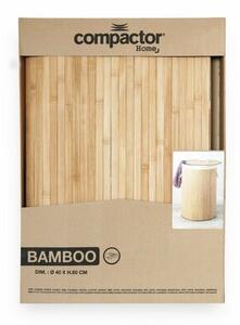 Compactor Kosz na brudne ubrania Bamboo okrągły, naturalny