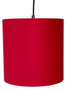 Lampa wisząca z aksamitnymi odcieniami czerwieni, zieleni i różu - Cava Oswietlenie wewnetrzne