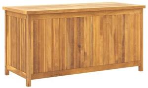 Skrzynia ogrodowa, 114x50x58 cm, lite drewno tekowe