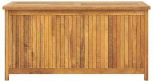 Skrzynia ogrodowa, 114x50x58 cm, lite drewno tekowe