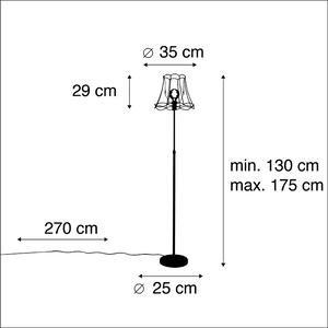 Lampa podłogowa regulowana czarna Granny Frame 35cm - Parte Oswietlenie wewnetrzne