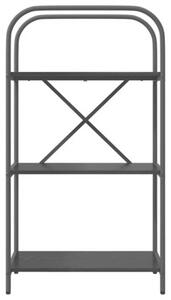 Półka na książki czarny dąb 60 x 30 x 109 cm