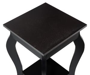 Elegancki stolik kawowy pomocniczy kwadratowy ozdobny czarny Avon Beliani