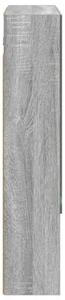 Szafka z lustrem do łazienki szary sonoma 60 x 14.5 x 70 cm