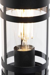 Zewnetrzna Kinkiet / Lampa scienna zewnętrzny czarny z czujnikiem ruchu IP44 - Gleam Oswietlenie zewnetrzne
