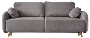Sofa SOFT SZARY BRĄZ 3-osobowa z funkcja spania