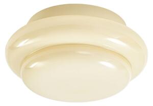 Lampy sufitowe Lucande, Leilani, ściemnialny, żółty, salon, szkło, design