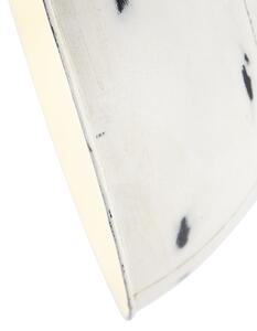 Przemysłowy spot biały drewno 30 cm - Mangoes Oswietlenie wewnetrzne