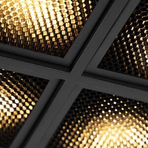 Designerski Reflektorek / Spot / Spotow czarny 4-źródła światła - Qubo Honey Oswietlenie wewnetrzne