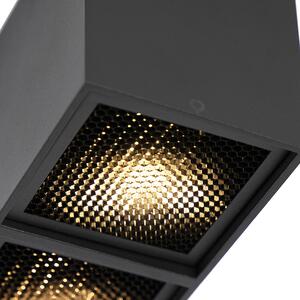 Designerski Reflektorek / Spot / Spotow czarny 2-źródła światła - Qubo Honey Oswietlenie wewnetrzne
