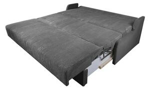Sofa MATI 3-osobowa STANDARD SZARA z funkcją spania autom rozkładanie