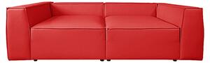 Sofa CLOUD XL MODUŁOWA EKOSKÓRA CZERWONA KANAPA KLUBOWA