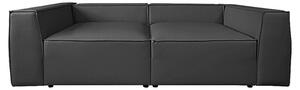 Sofa CLOUD XL MODUŁOWA EKOSKÓRA SZARA KANAPA KLUBOWA