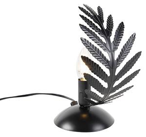Lampa stołowa vintage mała czarna - Botanica Oswietlenie wewnetrzne