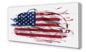 Obraz na płótnie Flaga stany zjednoczone